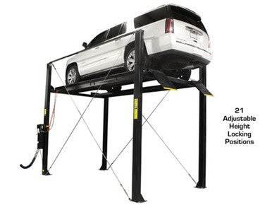 ATLAS ST-7000 SUPER TALL 4 Post Lift (7,000lbs Capacity)