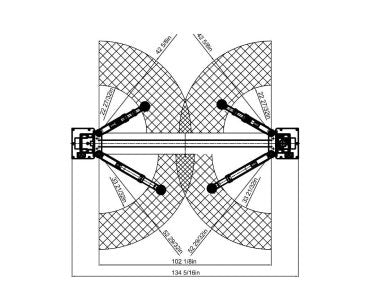 APlusLift HW-10KOH-A 10,000 LB 2-Post Overhead Car Lift