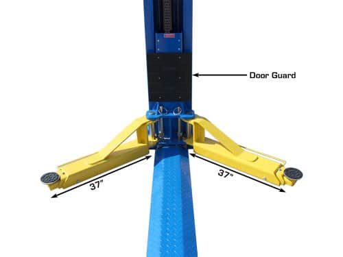 Atlas BP12000 12,000lbs 2-Post Bottom Plate Car Lift