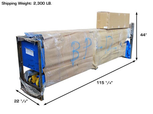 Atlas BP12000 12,000lbs 2-Post Bottom Plate Car Lift