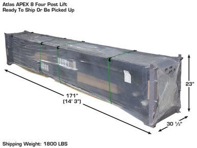 Apex 8 Hobbyist Four-Post Lift - ALI Certified