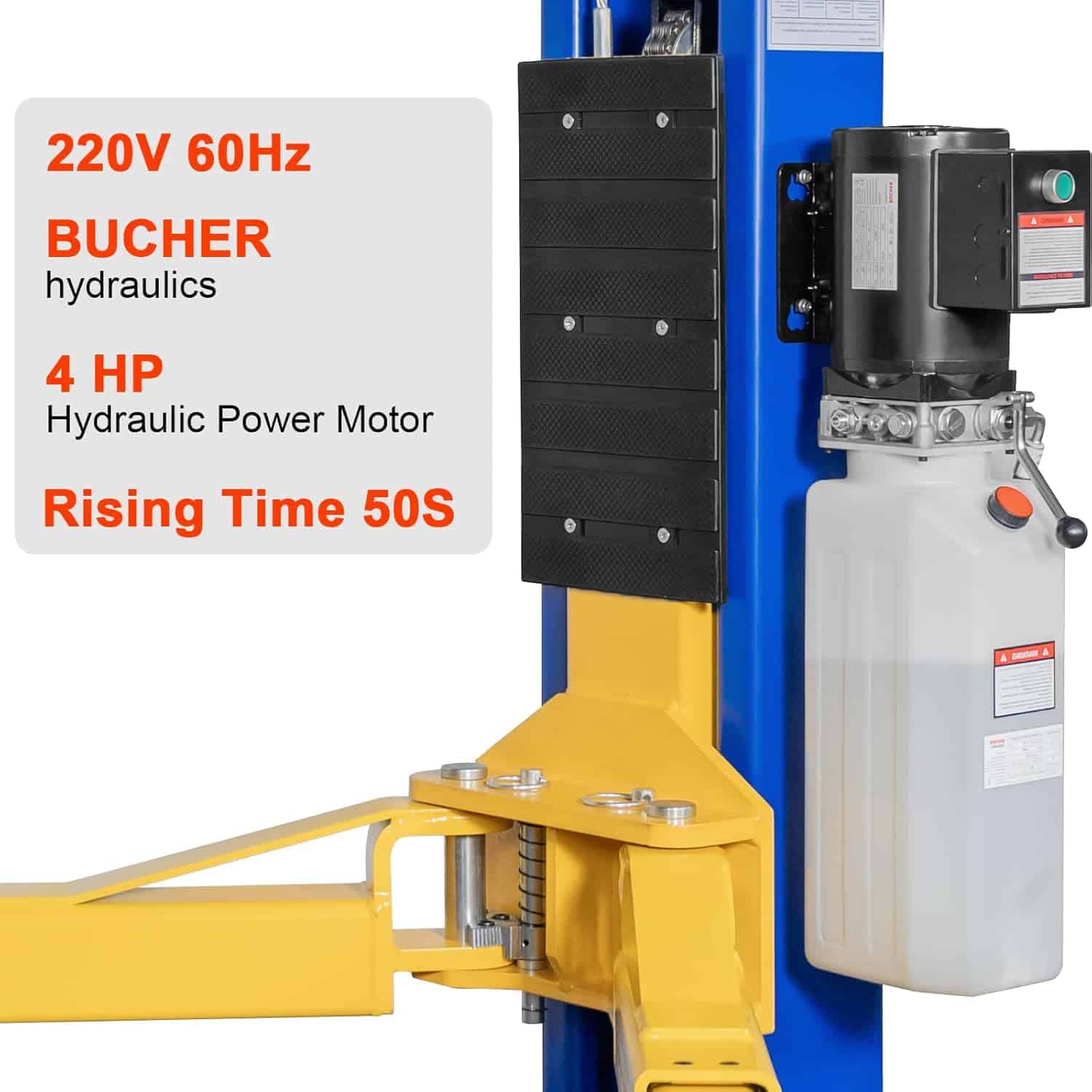 Weize 2 Post Automotive Car Lift, 12,000 lbs Capacity, 220V 4HP Powerful Motor with Single Point Lock Release for Repaire Shop