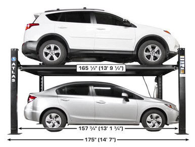 Apex 8 Hobbyist Four-Post Lift - ALI Certified