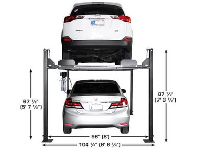 Apex 8 Hobbyist Four-Post Lift - ALI Certified