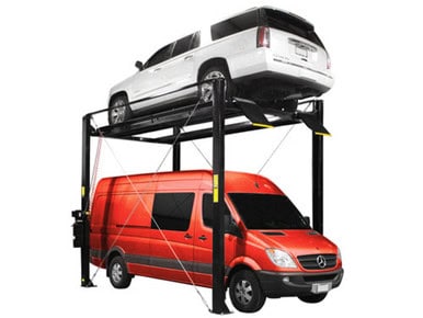 ATLAS ST-7000 SUPER TALL 4 Post Lift (7,000lbs Capacity)