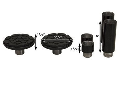 ATLAS RJ-45 4500 Lbs. Rolling Hydraulic Center Jack and Truck Adapters